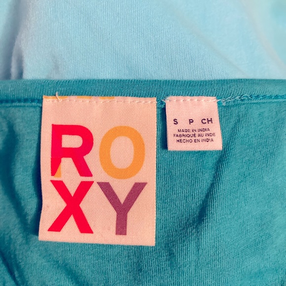 NWTS Roxy Ombre Blue and Green Sun Dress Women’s Small Casual Bohemian Surf - Picture 3 of 6